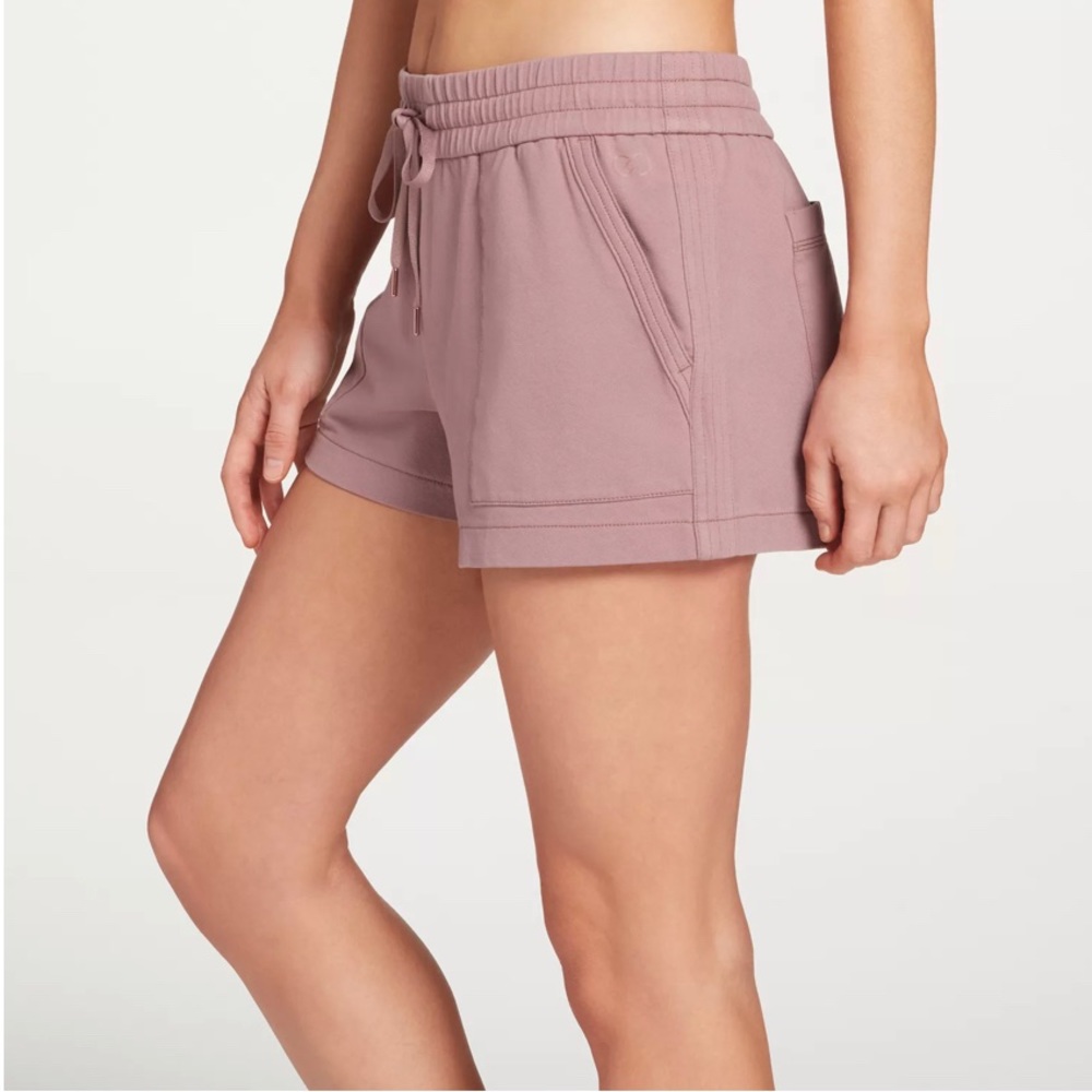 CALIA XXL TwillFlex Trapunto Shorts Mid Rise Plum Odor Control Wiking NWT $50